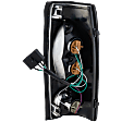 Driver and Passenger Side Tail Light, with Bulbs, Halogen, Clear Lens, Chrome Interior
