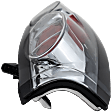Driver and Passenger Side Tail Light, with Bulbs, Halogen, Clear Lens, Chrome Interior