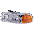Driver Side Headlight, with Bulb, Halogen, Clear Lens, without Gasket Seal