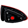 Passenger Side, Outer Tail Light, without Bulb, Halogen, Red Lens, Without Socket