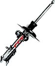 332319 Front, Driver or Passenger Side Bare Strut, FCS OE Replacement