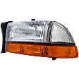 Driver Side Headlight, with Bulb, Halogen, Clear Lens, with Park Lamp (without bulb)