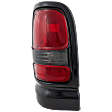 Passenger Side Tail Light, without Bulb, Halogen, Clear and Red Lens, With Sport Package, Old Body Style