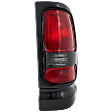 Passenger Side Tail Light, without Bulb, Halogen, Clear and Red Lens, With Sport Package, Old Body Style