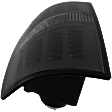 Driver and Passenger Side Tail Light, with Bulbs, LED, Clear Lens, Black Interior