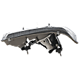 Driver and Passenger Side Headlights, with Bulbs, Halogen, Clear Lens, Chrome Interior, Projector Type