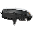 2002-2006 Chevrolet Trailblazer EXT - Passenger Side Headlight, with Bulb, Halogen, Clear Lens, with Dual Beam, CAPA Certified