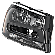 2002-2006 Chevrolet Trailblazer EXT - Passenger Side Headlight, with Bulb, Halogen, Clear Lens, with Dual Beam, CAPA Certified