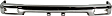 Front Bumper, Chrome, With License Plate Provision, Without Mounting Brackets, 2WD