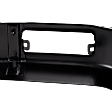 Front Bumper, Painted Black, With License Plate Provision, Without Mounting Brackets