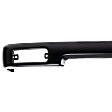 Front Bumper, Painted Black, With License Plate Provision, Without Mounting Brackets