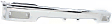 1989-1991 Toyota Pickup - Front Bumper, Chrome, With License Plate Provision, Without Mounting Brackets