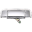 1992 Toyota Pickup - Tailgate Handle, Chrome, Plastic, Without Camera Hole, Without Key Hole