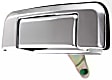 1992 Toyota Pickup - Tailgate Handle, Chrome, Plastic, Without Camera Hole, Without Key Hole