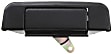 Tailgate Handle, Textured Black Plastic Without Camera Hole Without Key Hole
