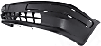 Front Textured Bumper Cover, Without Impact Moldings