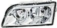 Driver Side Halogen Headlight, With bulb(s), OE Comparable Finish
