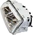 Driver Side Halogen Headlight, With bulb(s), OE Replacement, CAPA Certified