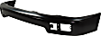 Front Bumper, Painted Black, With License Plate Provision, Without Mounting Brackets