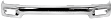 Front Bumper, Chrome, With License Plate Provision, Without Mounting Brackets, Limited Model