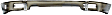 Front Bumper, Chrome, With License Plate Provision, Without Mounting Brackets, Limited Model