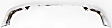 Front Bumper, Chrome, With License Plate Provision, Without Mounting Brackets, Limited Model