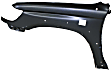 Front, Passenger Side Fender, With Wheel Opening Molding Holes