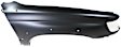 Front, Passenger Side Fender, With Wheel Opening Molding Holes