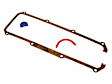 1983 Volkswagen Scirocco - Valve Cover Gasket, EngineDesignation: EN, Naturally Aspirated, SOHC, GAS, 8 Valve; Centering Diameter [mm] : 8,5, 4 Cyl 1.7L