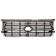 Grille Assembly, Chrome Shell with Painted Dark Silver Insert, Base Model, 6 Cyl., 4.5L Engine