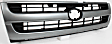 Grille Assembly, Painted Silver Shell with Painted Black Insert