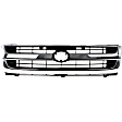 Grille, Chrome Shell with Painted Black Insert, RWD, Except Pre-Runner
