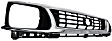 Grille Assembly, Chrome Shell with Painted Black Insert