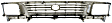 Grille Assembly, Chrome Shell with Painted Black Insert