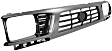 Grille Assembly, Painted Gray Shell with Painted Black Insert