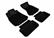 L1AD02701509 Front and Rear KAGU All-Weather Custom Fit Series Molded Floor Liner, Black Made of Rubber