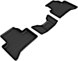 L1AR00021509 Second Row MAXpider KAGU Series Molded Floor Liner, Black Made of Rubber