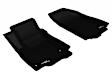 L1BC01611509 Front Row KAGU All-Weather Custom Fit Series Molded Floor Liner, Black Made of Rubber