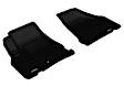 L1BC02211509 Front Row KAGU All-Weather Custom Fit Series Molded Floor Liner, Black Made of Rubber