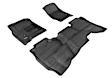 L1CH03901509 Front and Rear MAXpider KAGU Series Molded Floor Liner, Black Made of Rubber