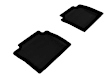 L1CH04221509 Second Row KAGU All-Weather Custom Fit Series Molded Floor Liner, Black Made of Rubber
