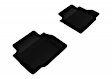 L1CH04321509 Second Row KAGU All-Weather Custom Fit Series Molded Floor Liner, Black Made of Rubber