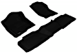 L1CH04901509 Front and Rear KAGU All-Weather Custom Fit Series Molded Floor Liner, Black Made of Rubber