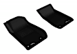 L1CH06411509 Front Row KAGU All-Weather Custom Fit Series Molded Floor Liner, Black Made of Rubber