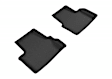 L1CH07921509 Second Row KAGU All-Weather Custom Fit Series Molded Floor Liner, Black Made of Rubber