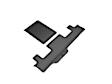 L1CH09331509 Third Row MAXpider KAGU Series Molded Floor Liner, Black Made of Rubber
