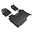 L1CH11001509 Front and Rear Molded Floor Liner, Black Made of Rubber