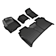 L1CH11101509 Front and Rear Molded Floor Liner, Black Made of Rubber