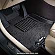 L1CY00401509 Front and Rear KAGU Series Molded Floor Liner, Black Made of Rubber