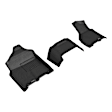 L1DG03611509 Front Row Molded Floor Liner, Black Made of Rubber